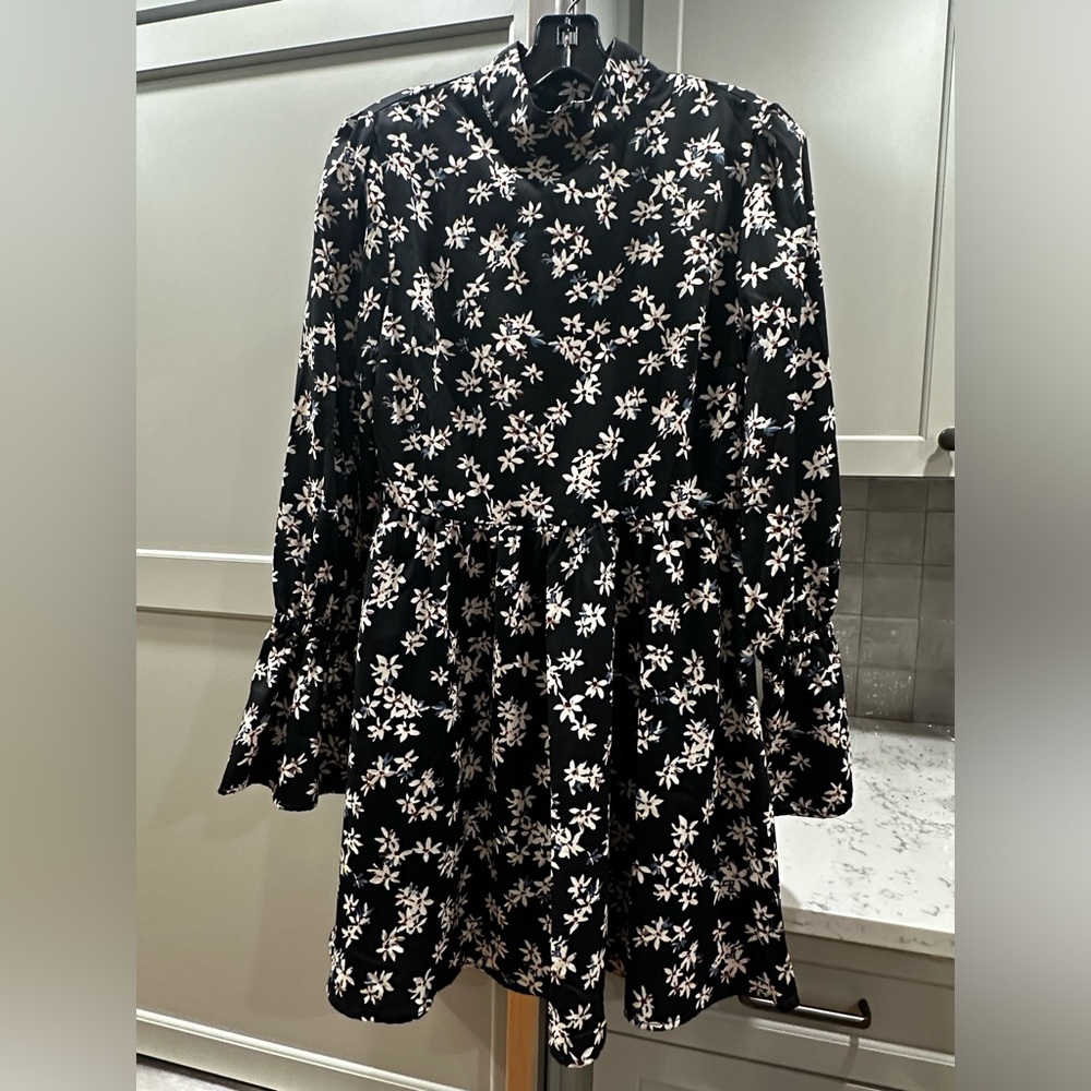 Flower Print Dress, Lucca, Size M